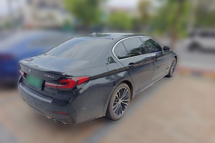 Used BMW 5 Series 2021 Facelifted 530Li Leading Edition M Sport Package Rear Right 45 Deg
