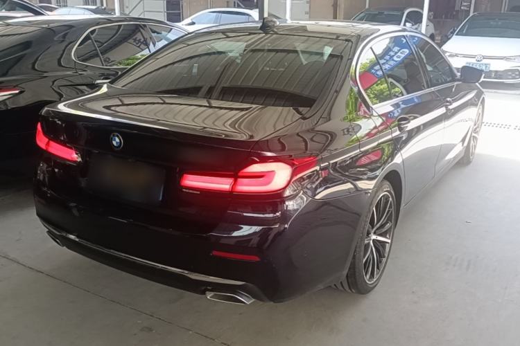 Used BMW 5 Series 2021 530Li Luxury Edition Premium Package Rear Right 45 Deg