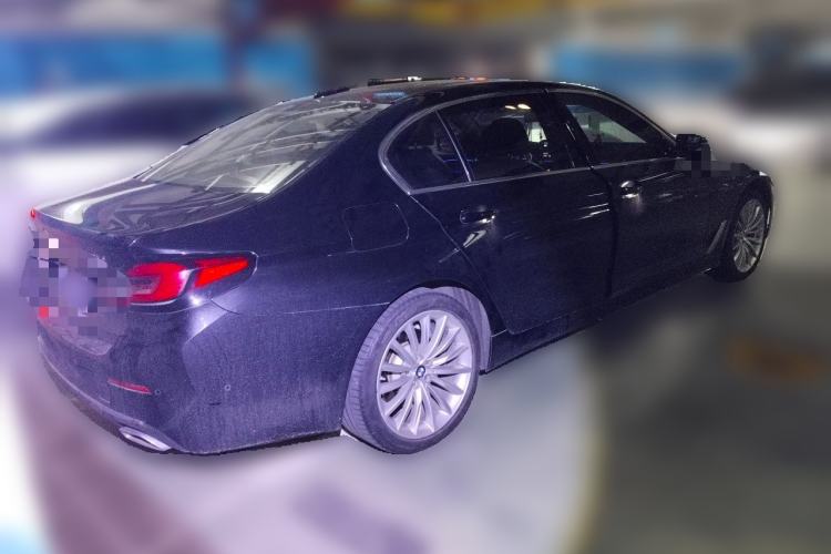 Used BMW 5 Series 2021 530Li Luxury Edition Premium Package Rear Right 45 Deg