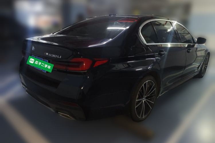 Used BMW 5 Series 2021 Facelifted 530Li Leading Edition M Sport Package Rear Right 45 Deg