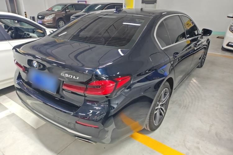 Used BMW 5 Series 2021 Restyled 530Li Leading Edition Luxury Package Rear Right 45 Deg