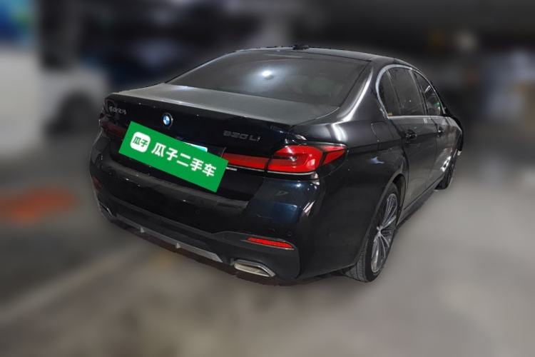 Used BMW 5 Series 2021 530Li Leading Model M Sport Package Rear Right 45 Deg