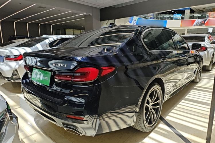 Used BMW 5 Series 2021 Facelifted 525Li M Sport Package Rear Right 45 Deg