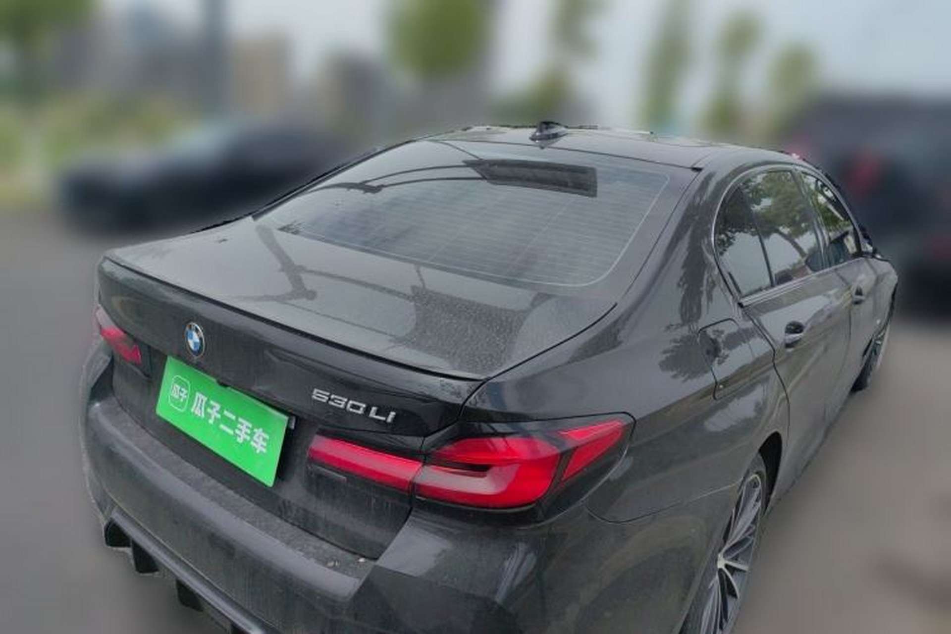 Used BMW 5 Series 2021 530Li Leading Model M Sport Package Rear Right 45 Deg