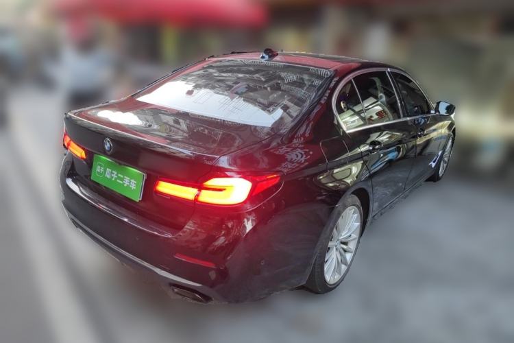Used BMW 5 Series 2021 Updated 530Li Luxury Package Premium Edition Rear Right 45 Deg