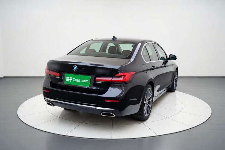 Used BMW 5 Series 2021 530Li Luxury Edition Premium Package Rear Right 45 Deg