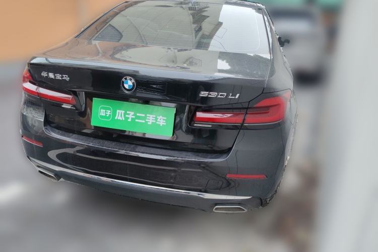 Used BMW 5 Series 2021 530Li Luxury Edition Premium Package Rear Right 45 Deg