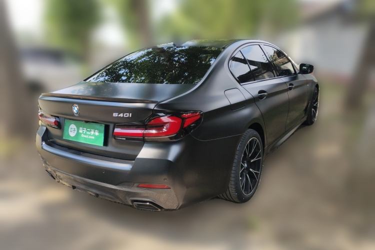 Used BMW 5 Series 2021 Restyled 540i Sport Line with M Sports Package Rear Right 45 Deg