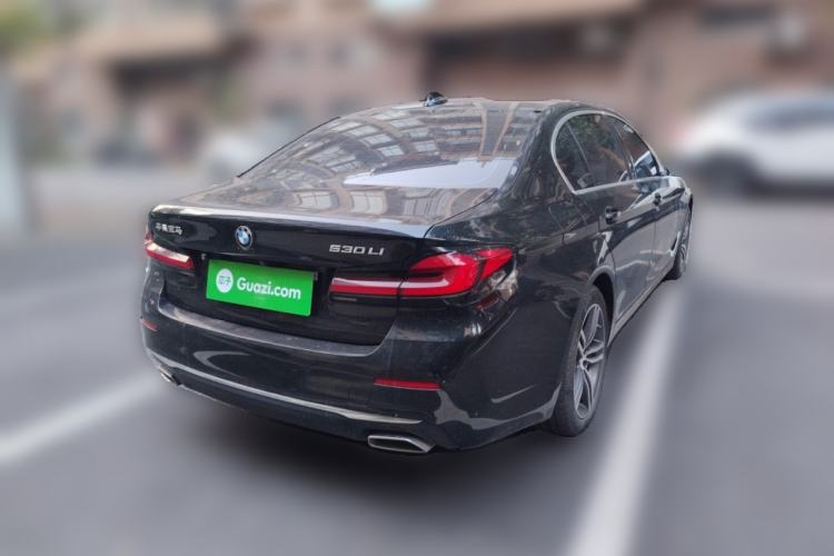 Used BMW 5 Series 2021 Restyled 530Li Leading Edition Luxury Package Rear Right 45 Deg