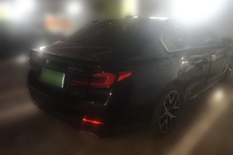 Used BMW 5 Series 2021 530Li Luxury Edition M Sport Package Rear Right 45 Deg
