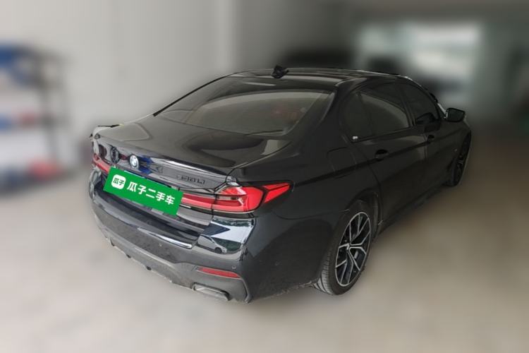 Used BMW 5 Series 2021 530Li Luxury Edition M Sport Package Rear Right 45 Deg