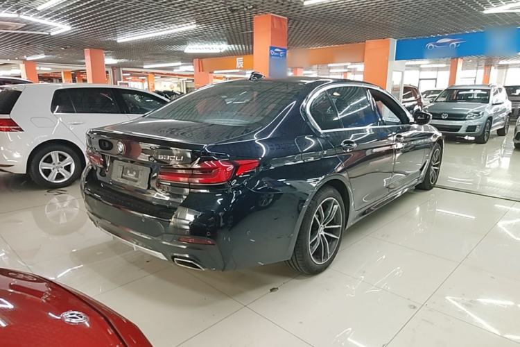 Used BMW 5 Series 2021 Facelifted 525Li M Sport Package Rear Right 45 Deg