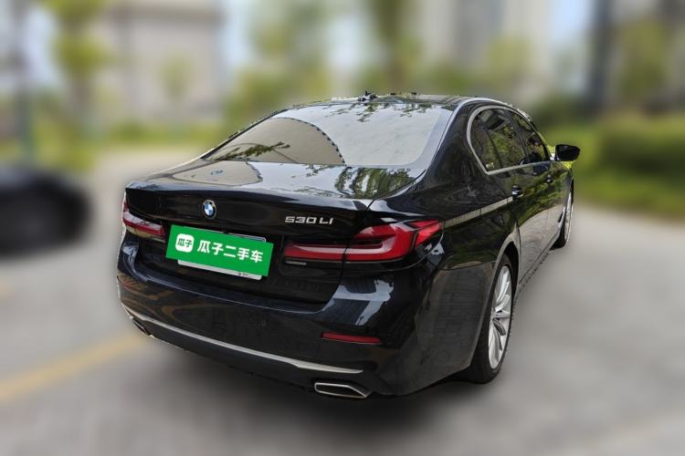 Used BMW 5 Series 2021 530Li Executive Luxury Package Rear Right 45 Deg