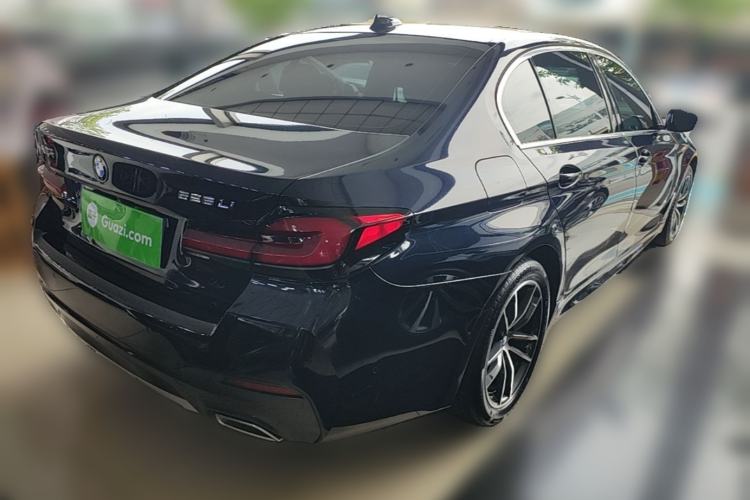 Used BMW 5 Series 2021 525Li M Sport Package Rear Right 45 Deg