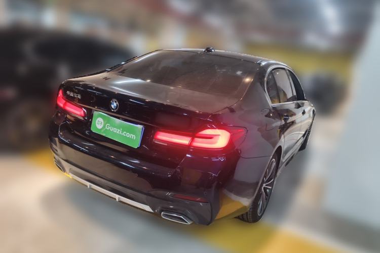 Used BMW 5 Series 2021 530Li Leading Model M Sport Package Rear Right 45 Deg