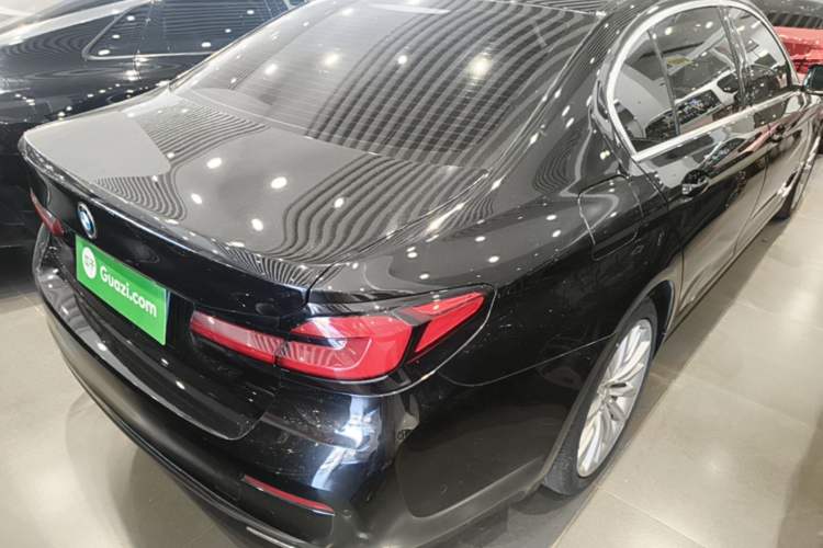 Used BMW 5 Series 2021 530Li Luxury Edition Premium Package Rear Right 45 Deg