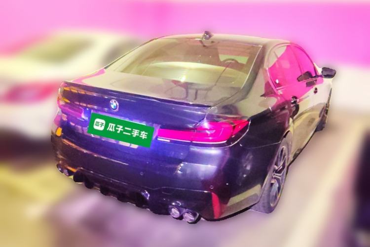 Used BMW 5 Series 2021 530Li Luxury Edition M Sport Package Rear Right 45 Deg