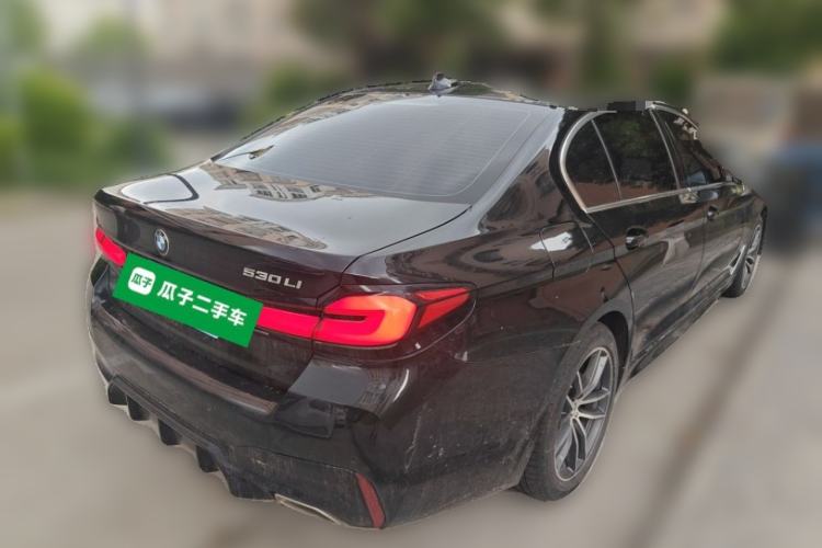 Used BMW 5 Series 2021 Facelifted 525Li M Sport Package Rear Right 45 Deg