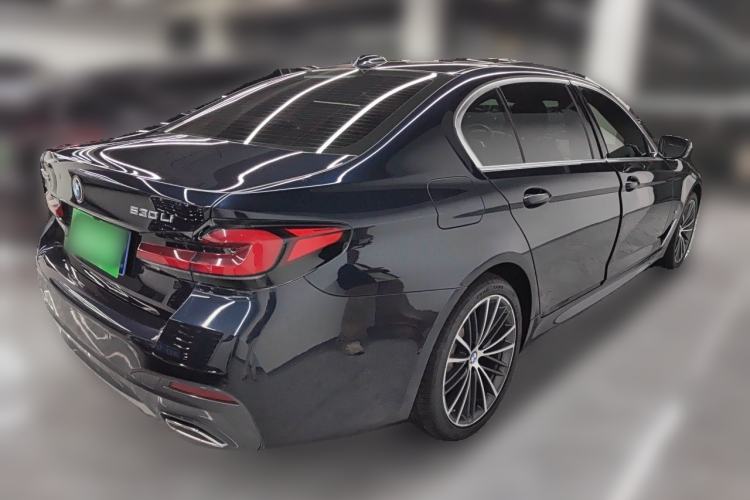 Used BMW 5 Series 2021 530Li Leading Model M Sport Package Rear Right 45 Deg