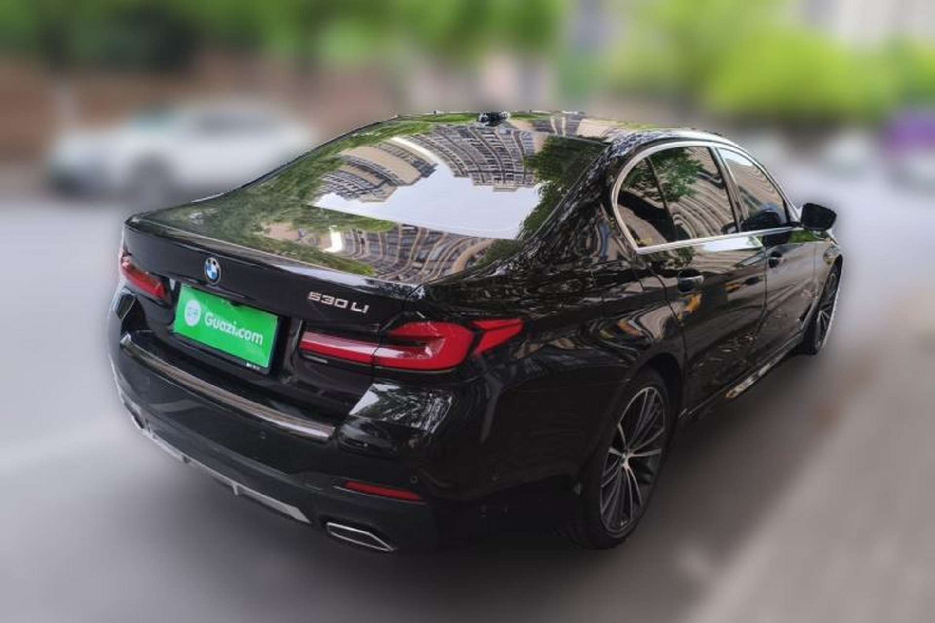 Used BMW 5 Series 2021 530Li Leading Model M Sport Package Rear Right 45 Deg