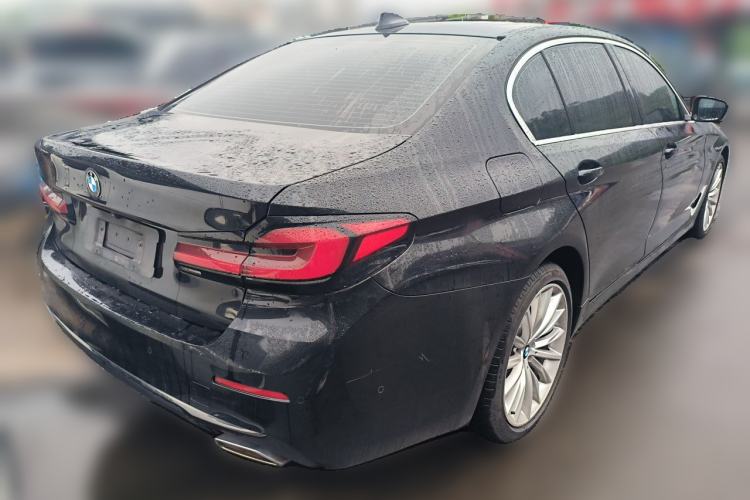 Used BMW 5 Series 2021 530Li Luxury Edition Premium Package Rear Right 45 Deg