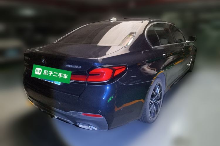 Used BMW 5 Series 2021 530Li Luxury Edition M Sport Package Rear Right 45 Deg
