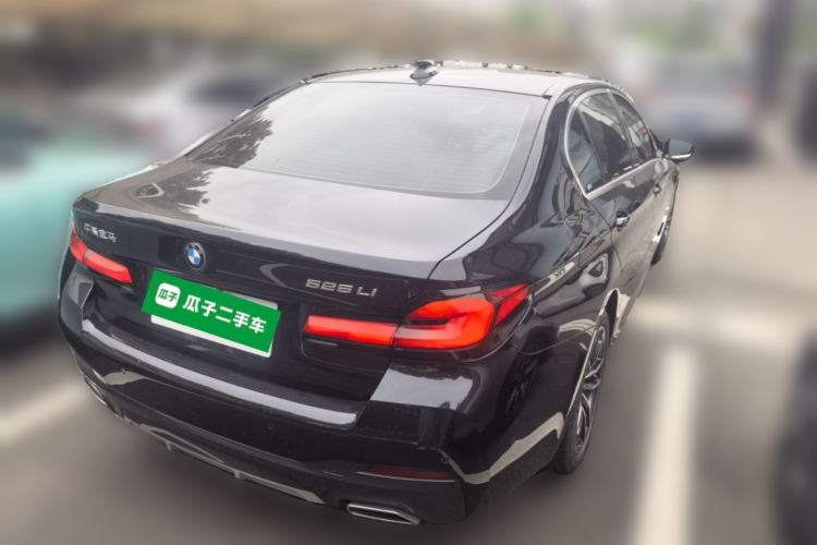Used BMW 5 Series 2021 525Li M Sport Package Rear Right 45 Deg