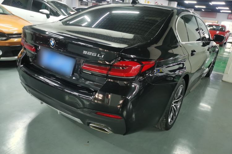 Used BMW 5 Series 2021 525Li M Sport Package Rear Right 45 Deg