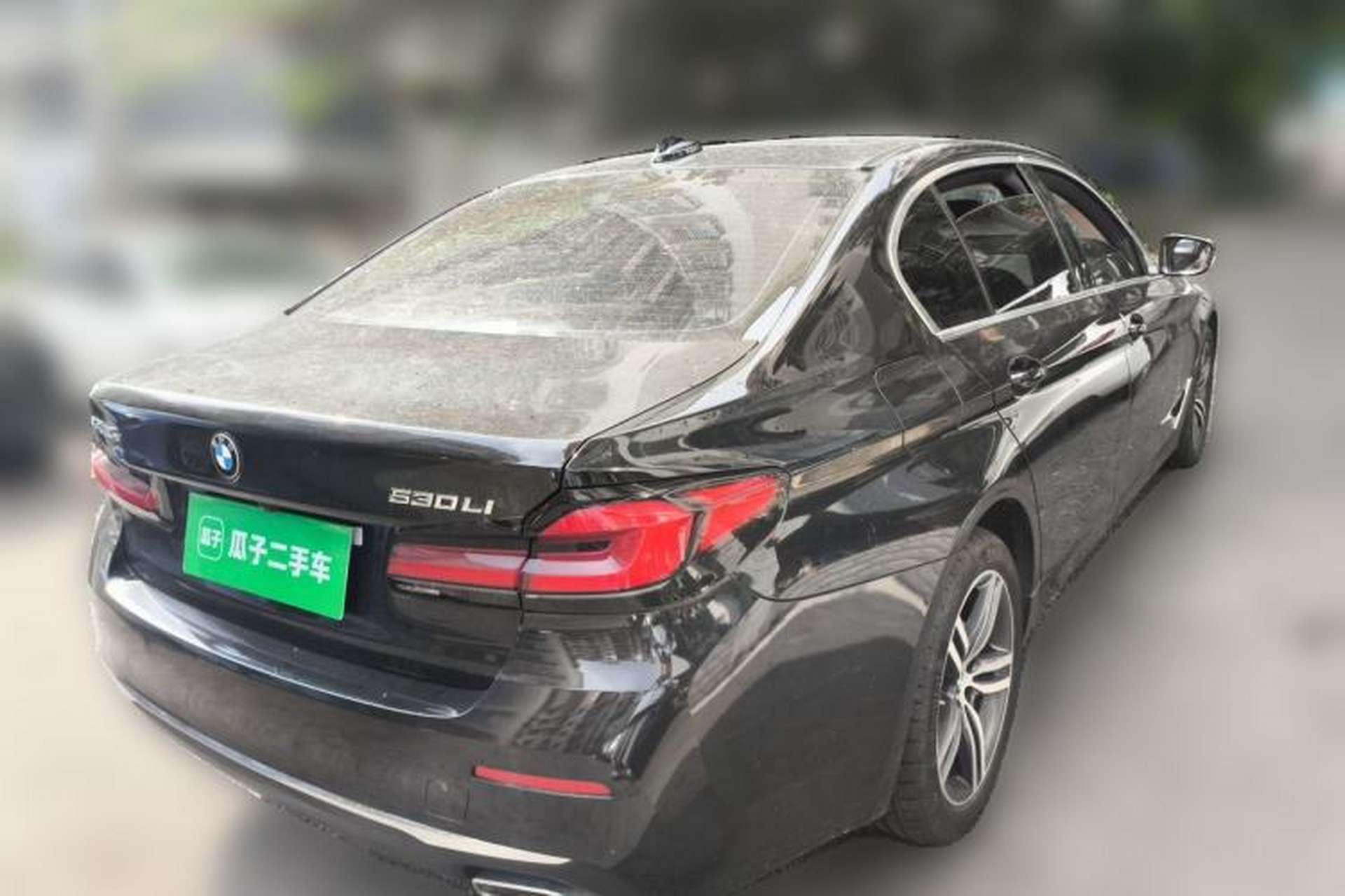Used BMW 5 Series 2021 530Li Leading Luxury Package Rear Right 45 Deg
