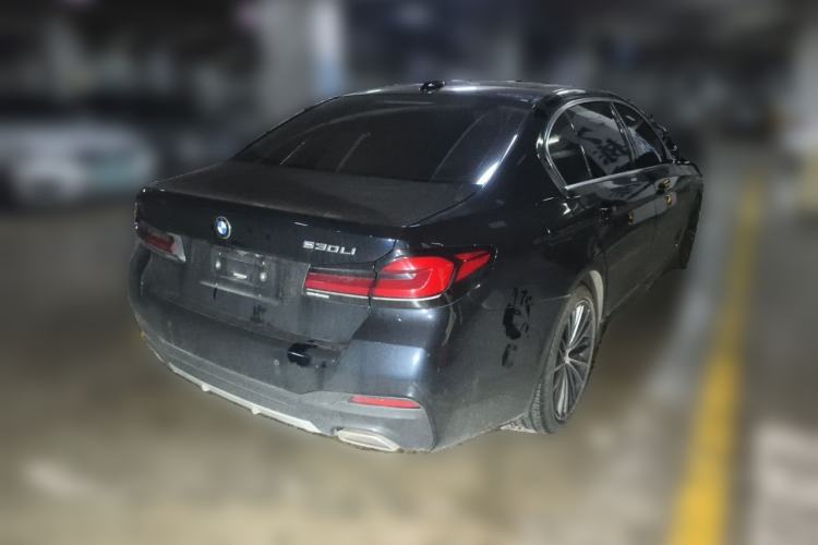 Used BMW 5 Series 2021 530Li Leading Model M Sport Package Rear Right 45 Deg