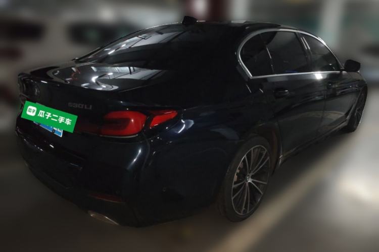 Used BMW 5 Series 2021 Facelifted 530Li Leading Edition M Sport Package Rear Right 45 Deg