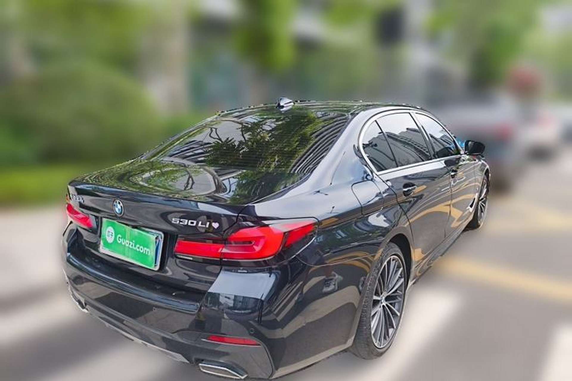 Used BMW 5 Series 2021 Facelifted 530Li Leading Edition M Sport Package Rear Right 45 Deg