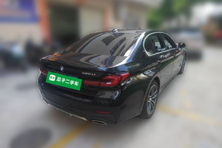 Used BMW 5 Series 2021 Facelifted 525Li M Sport Package Rear Right 45 Deg