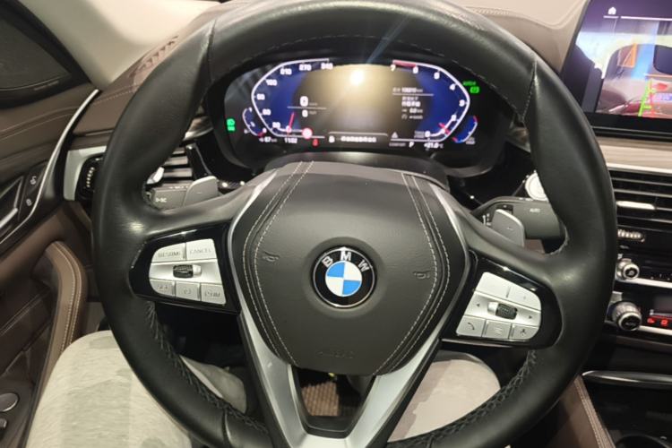 Used BMW 5 Series 2021 530Li Luxury Edition Premium Package Steering Wheel