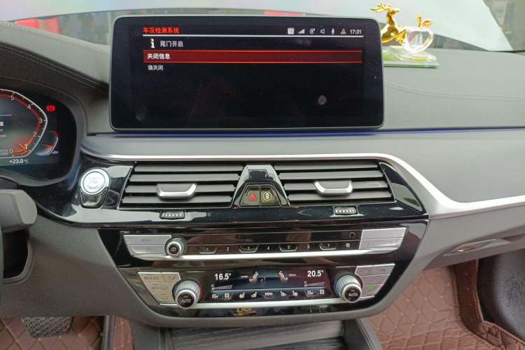 Used BMW 5 Series 2021 530Li Luxury Edition M Sport Package Audio And AC Panel