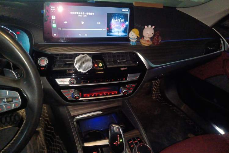 Used BMW 5 Series 2021 530Li Luxury Edition M Sport Package Audio And AC Panel