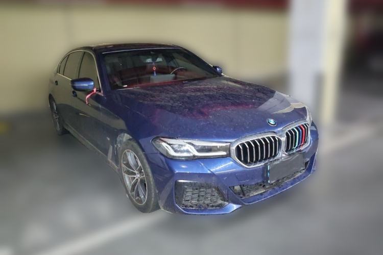 Used BMW 5 Series 2021 525Li M Sport Package Front Right 45 Deg