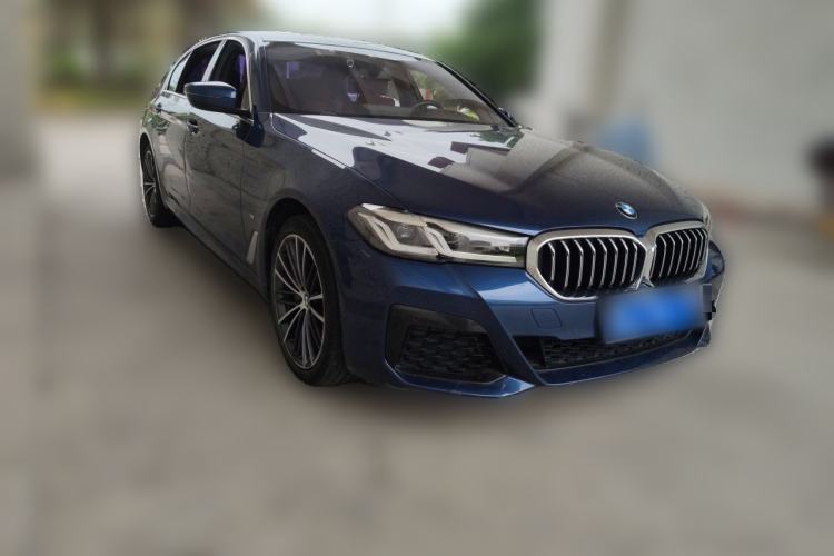 Used BMW 5 Series 2021 530Li Leading Model M Sport Package Front Right 45 Deg