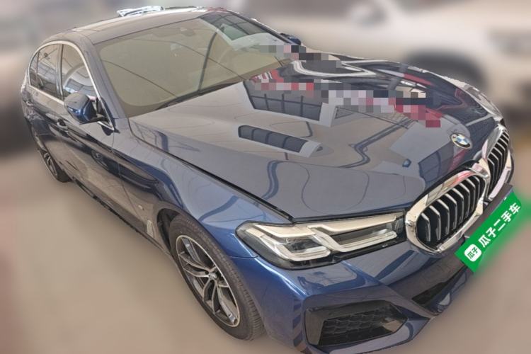 Used BMW 5 Series 2021 525Li M Sport Package Front Right 45 Deg