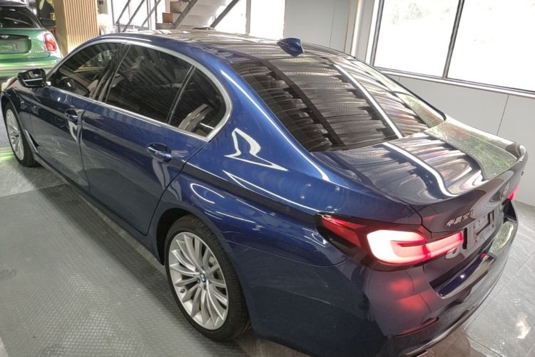 Used BMW 5 Series 2021 530Li Luxury Edition Premium Package Rear Left 45 Deg