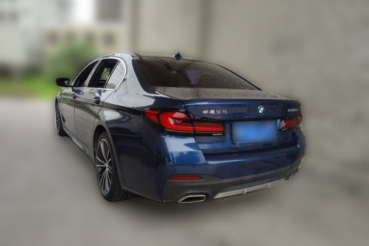 Used BMW 5 Series 2021 530Li Leading Model M Sport Package Rear Left 45 Deg
