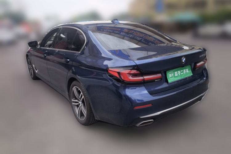 Used BMW 5 Series 2021 530Li Leading Luxury Package Rear Left 45 Deg