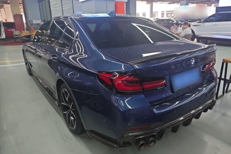 Used BMW 5 Series 2021 530Li Luxury Edition M Sport Package Rear Left 45 Deg