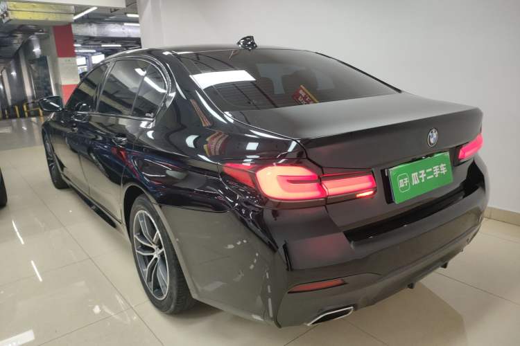 Used BMW 5 Series 2021 525Li M Sport Package Rear Left 45 Deg