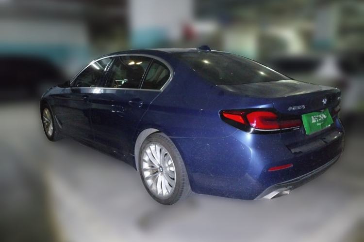 Used BMW 5 Series 2021 Updated Version 525Li Luxury Package Rear Left 45 Deg