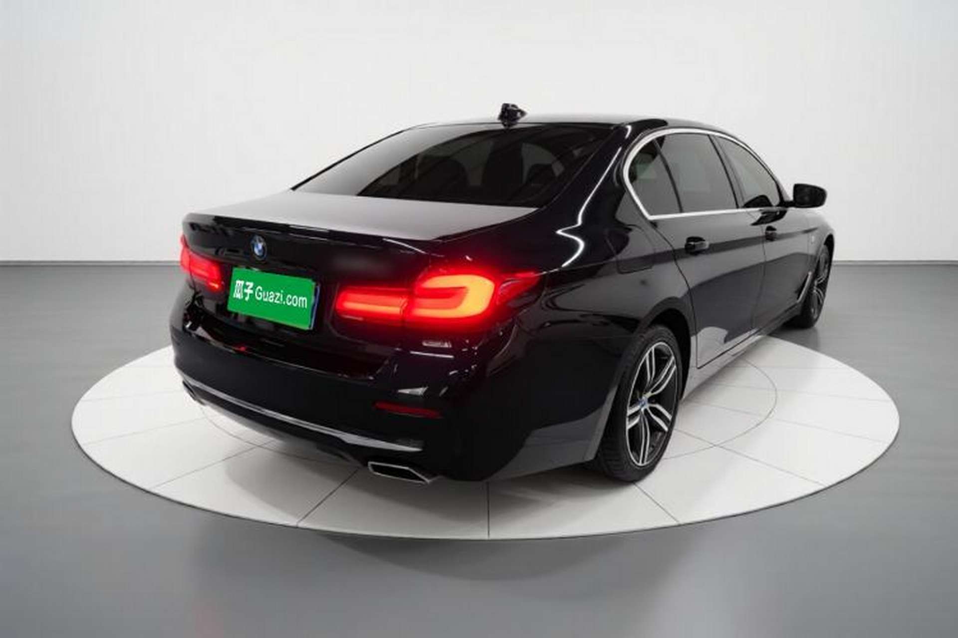 Used BMW 5 Series 2021 530Li Leading Luxury Package Rear Right 45 Deg