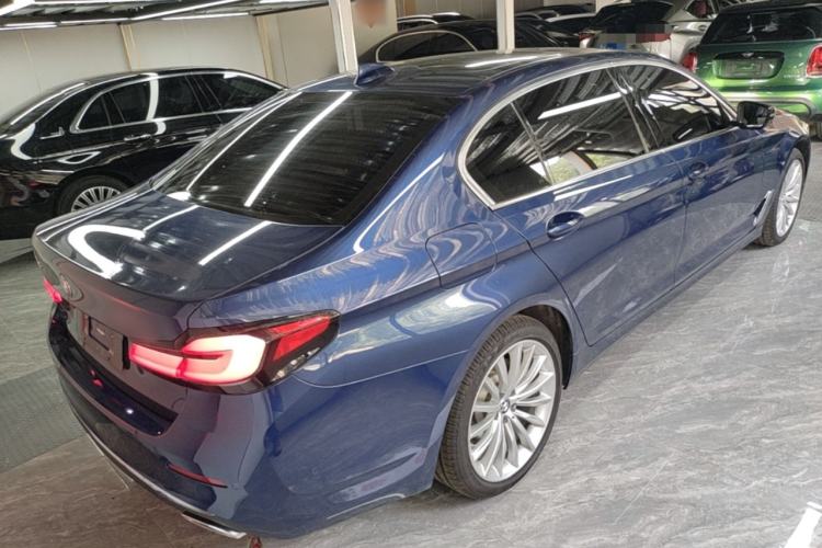 Used BMW 5 Series 2021 530Li Luxury Edition Premium Package Rear Right 45 Deg