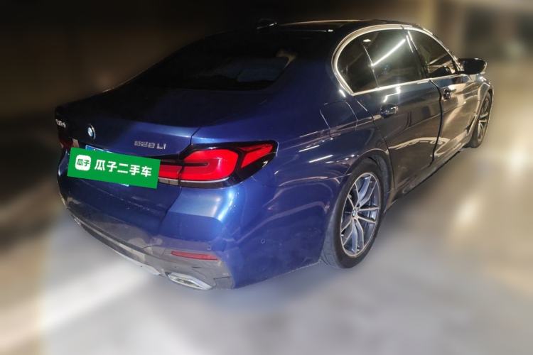 Used BMW 5 Series 2021 525Li M Sport Package Rear Right 45 Deg