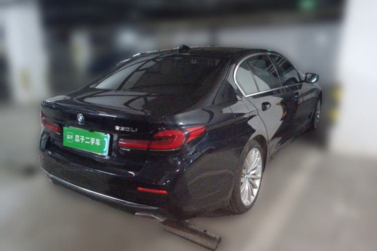 Used BMW 5 Series 2021 530Li Luxury Edition M Sport Package Rear Right 45 Deg