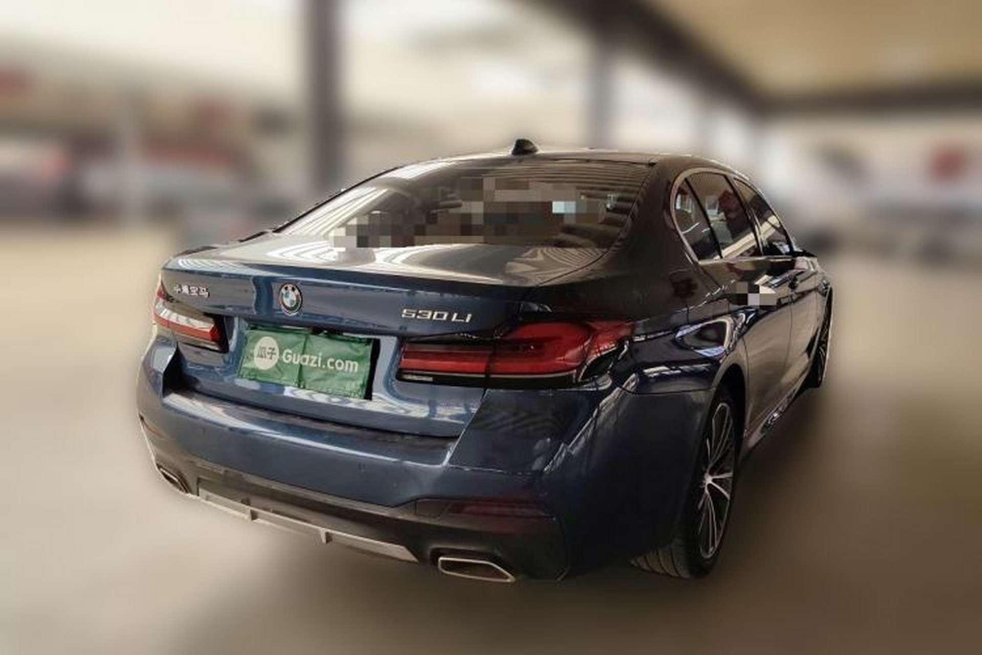 Used BMW 5 Series 2021 530Li Leading Model M Sport Package Rear Right 45 Deg